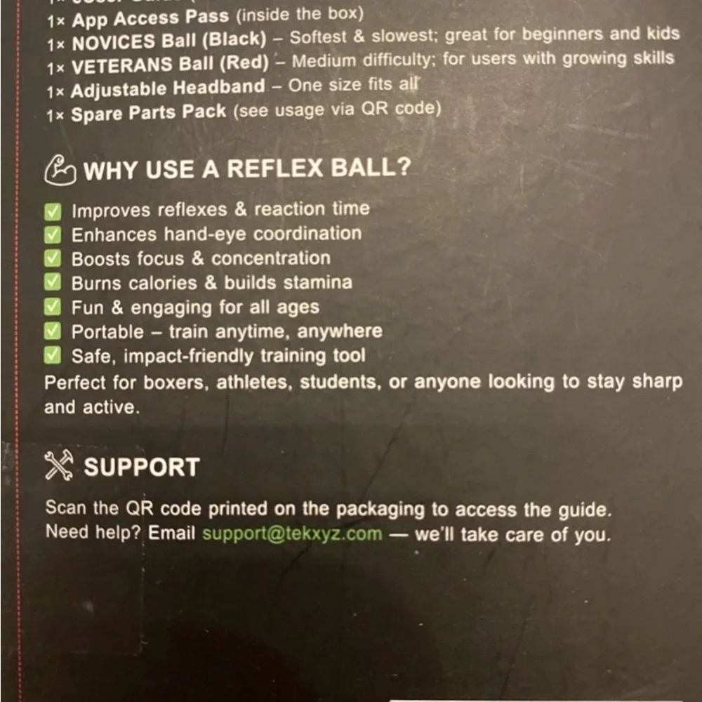 TEKXYZ Reflex Ball Training Kit - Red & Pink